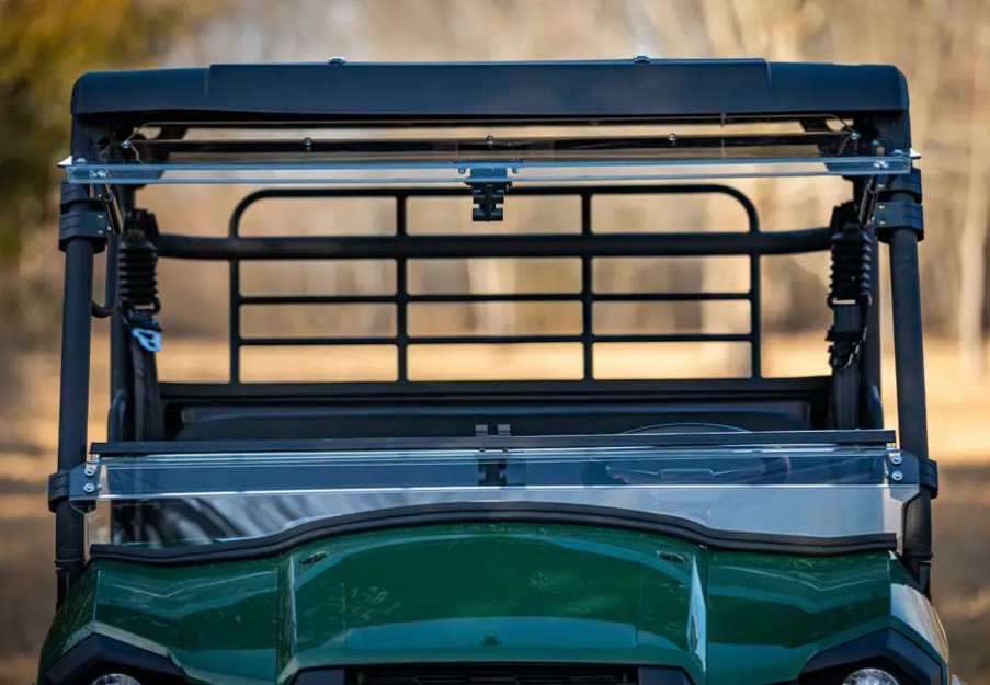 Kawasaki Mule Pro-Mx Scratch-Resistant Flip Windshield