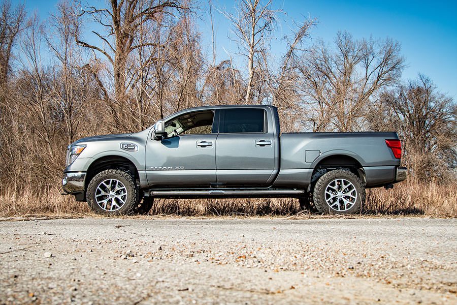 2 Inch Lift Kit | Red Spacers | Nissan Titan XD 2WD/4WD (2016-2023)