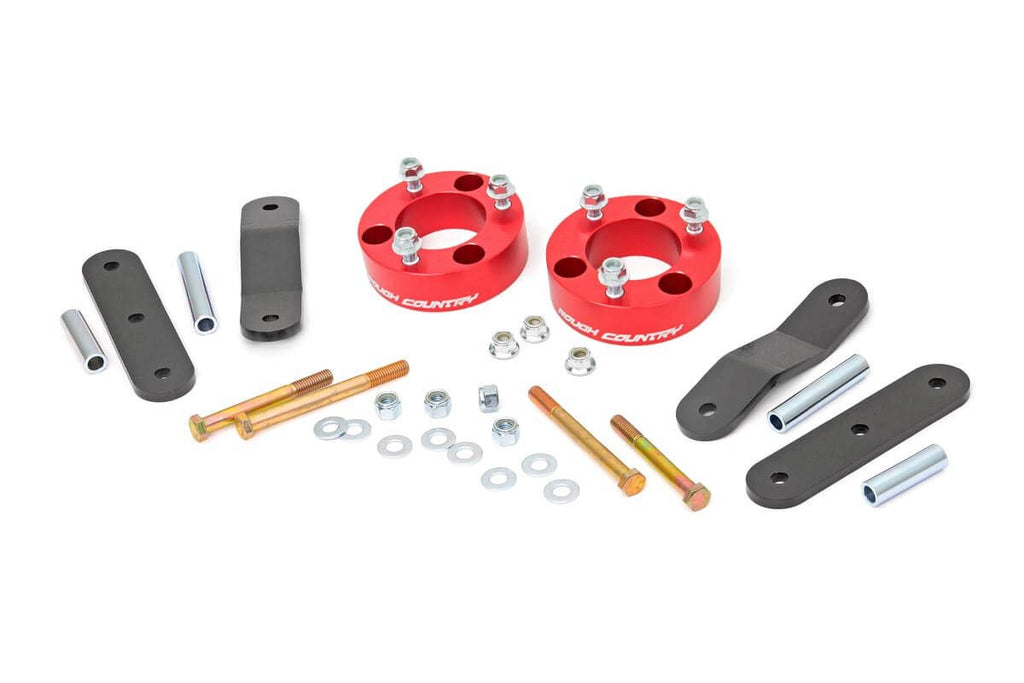 2.5 Inch Leveling Kit | Red Spacers | Nissan Frontier (05-23)/Xterra (05-15)