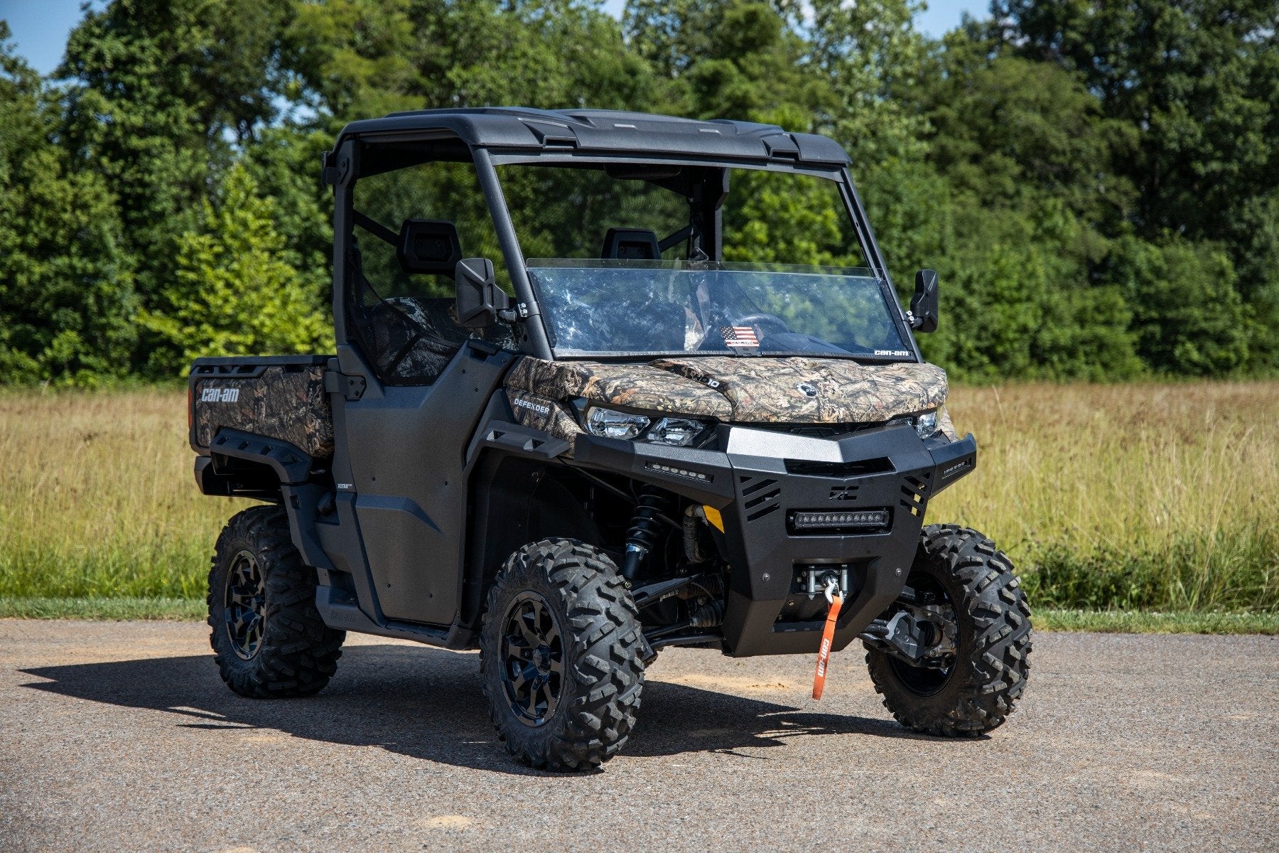 Rough Country LED Light | Bumper Mount | 12" and 6" Pair Combo | Can-Am Defender (20-22)