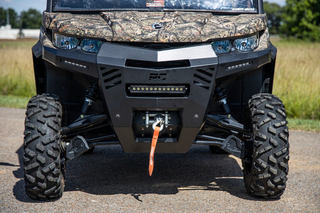Rough Country LED Light | Bumper Mount | 12" and 6" Pair Combo | Can-Am Defender (20-22)