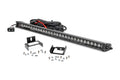 Rough Country LED Light | Grill Mnt | 30" Black Single Row | White DRL | Ford Super Duty (11-16)