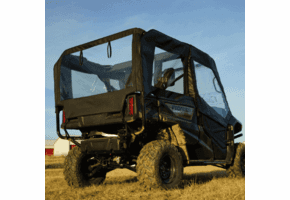 Honda Pioneer 1000-5 Cab Enclosure With Aluminum Upper Front Doors, Soft Rear Doors, And Middle & Back Soft Back Panels.