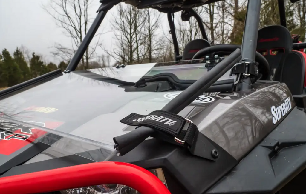 Polaris Rzr Xp 1000 Scratch Resistant Flip Down Windshield