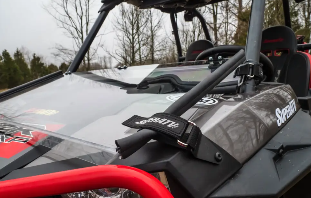 Polaris Rzr Xp 1000 Scratch Resistant Flip Down Windshield