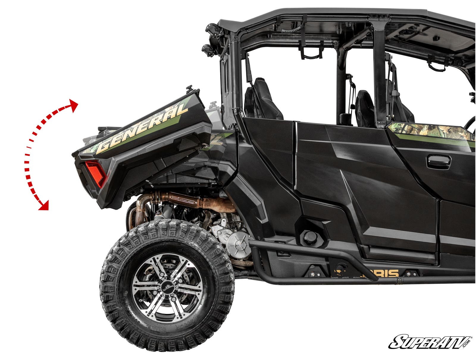 Polaris General XP 1000 Electric Dump Bed Kit - Offroad Armor