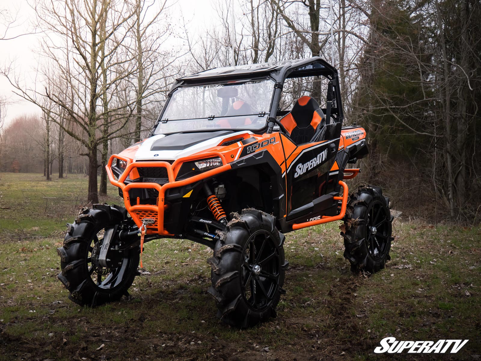 Polaris General XP 1000 Flip Down Windshield - Offroad Armor