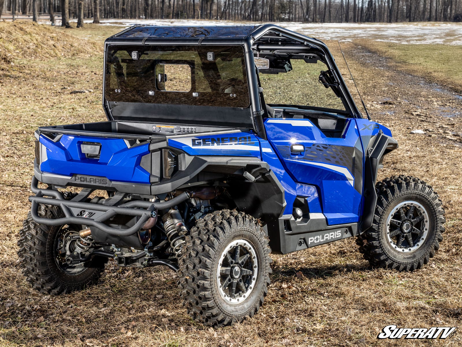 Polaris General XP 1000 Glass Sliding Rear Windshield - Offroad Armor