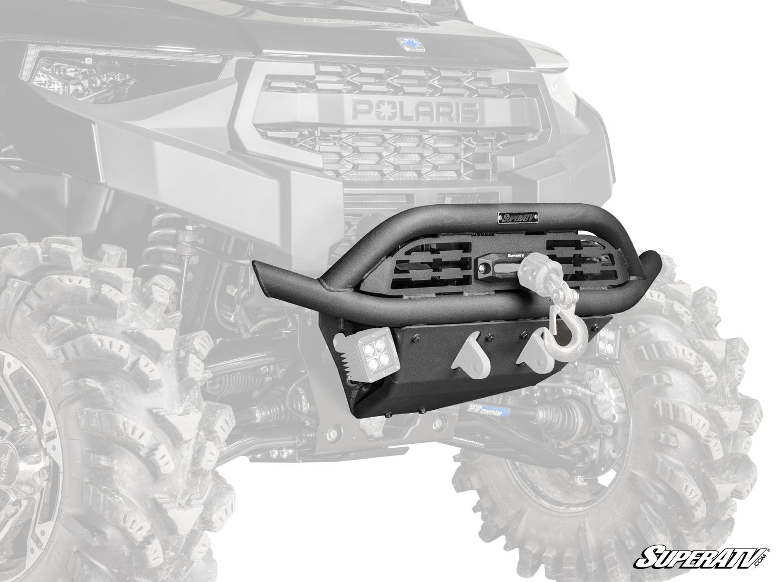 Polaris Ranger 1000 Winch - Ready Low - Profile Front Bumper - Offroad Armor
