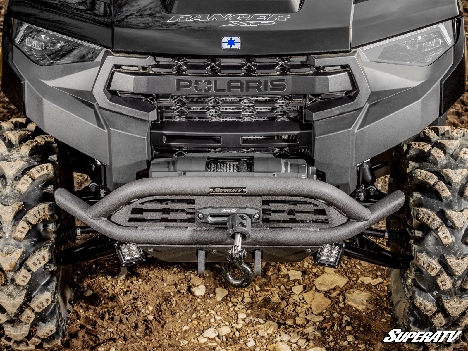 Polaris Ranger 1000 Winch - Ready Low - Profile Front Bumper - Offroad Armor