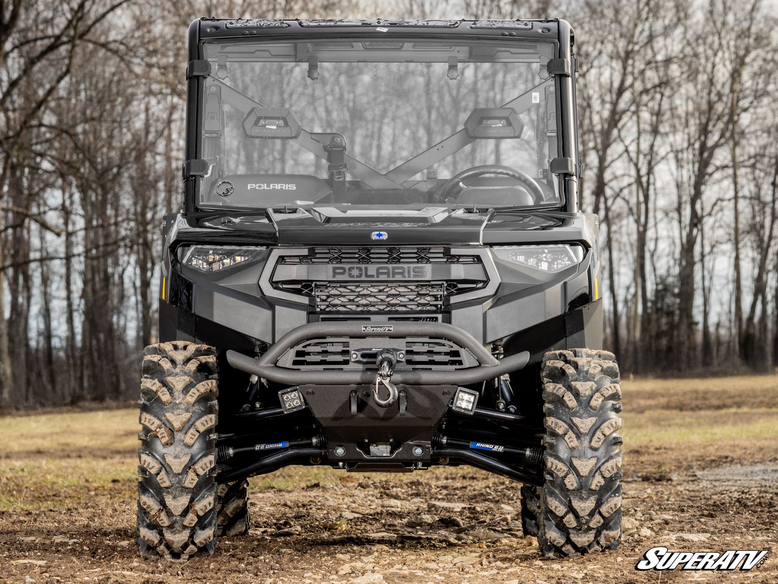 Polaris Ranger 1000 Winch - Ready Low - Profile Front Bumper - Offroad Armor