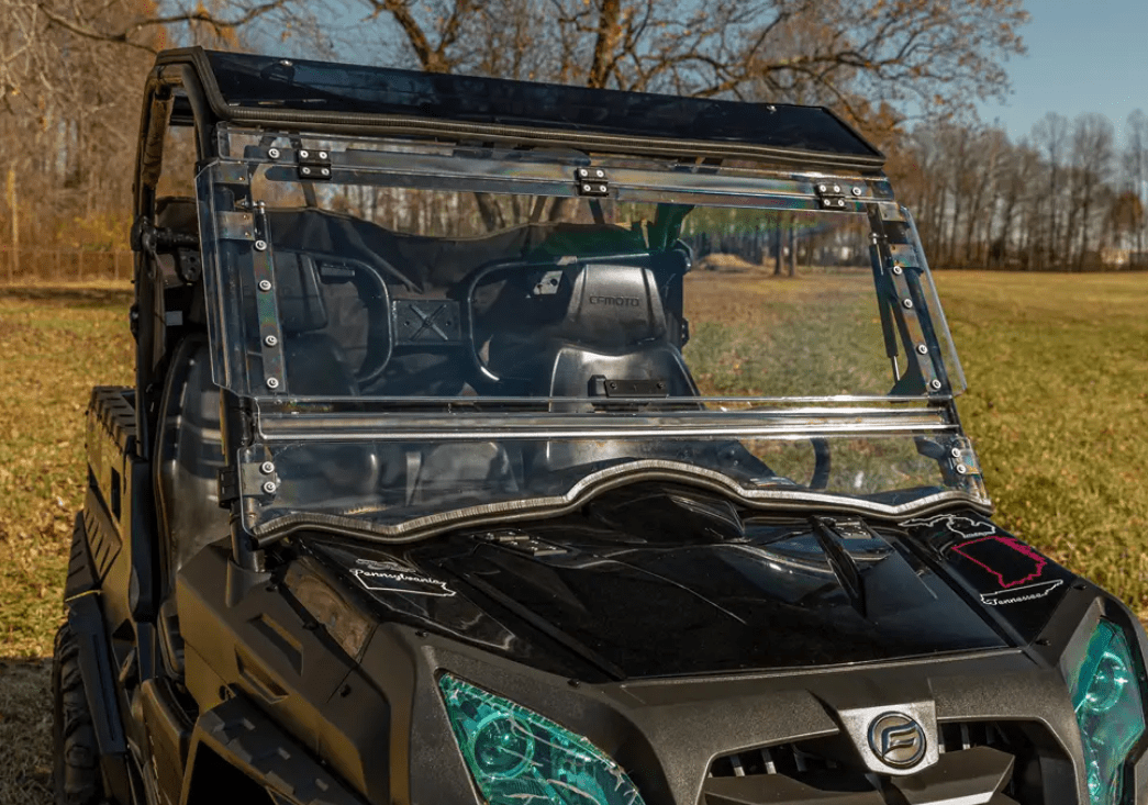 Polaris Ranger 800 Scratch Resistant Flip Windshield - Offroad Armor