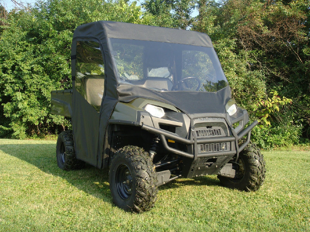Polaris Ranger Full Size and Mid Size Soft Full Enclosure with Vinyl Windshield - All Single Cab Models - Offroad Armor