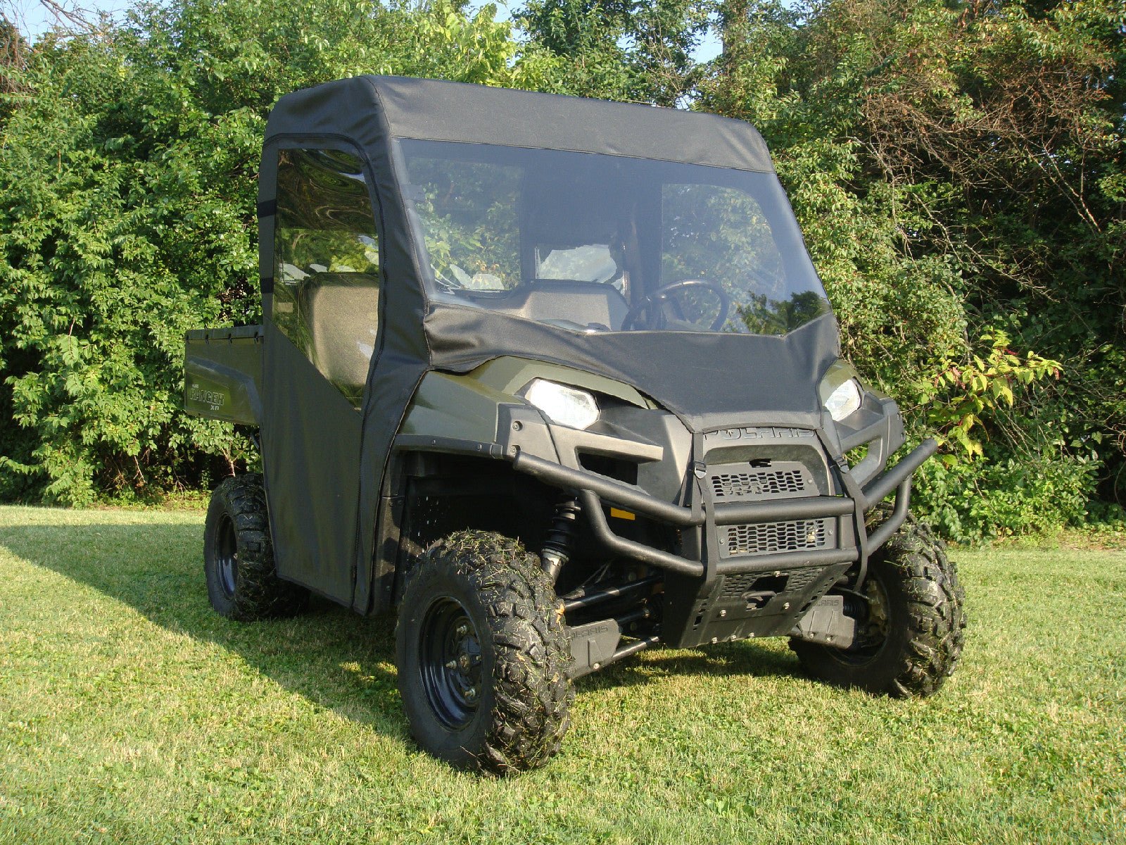 Polaris Ranger Full Size and Mid Size Soft Full Enclosure with Vinyl Windshield - All Single Cab Models - Offroad Armor