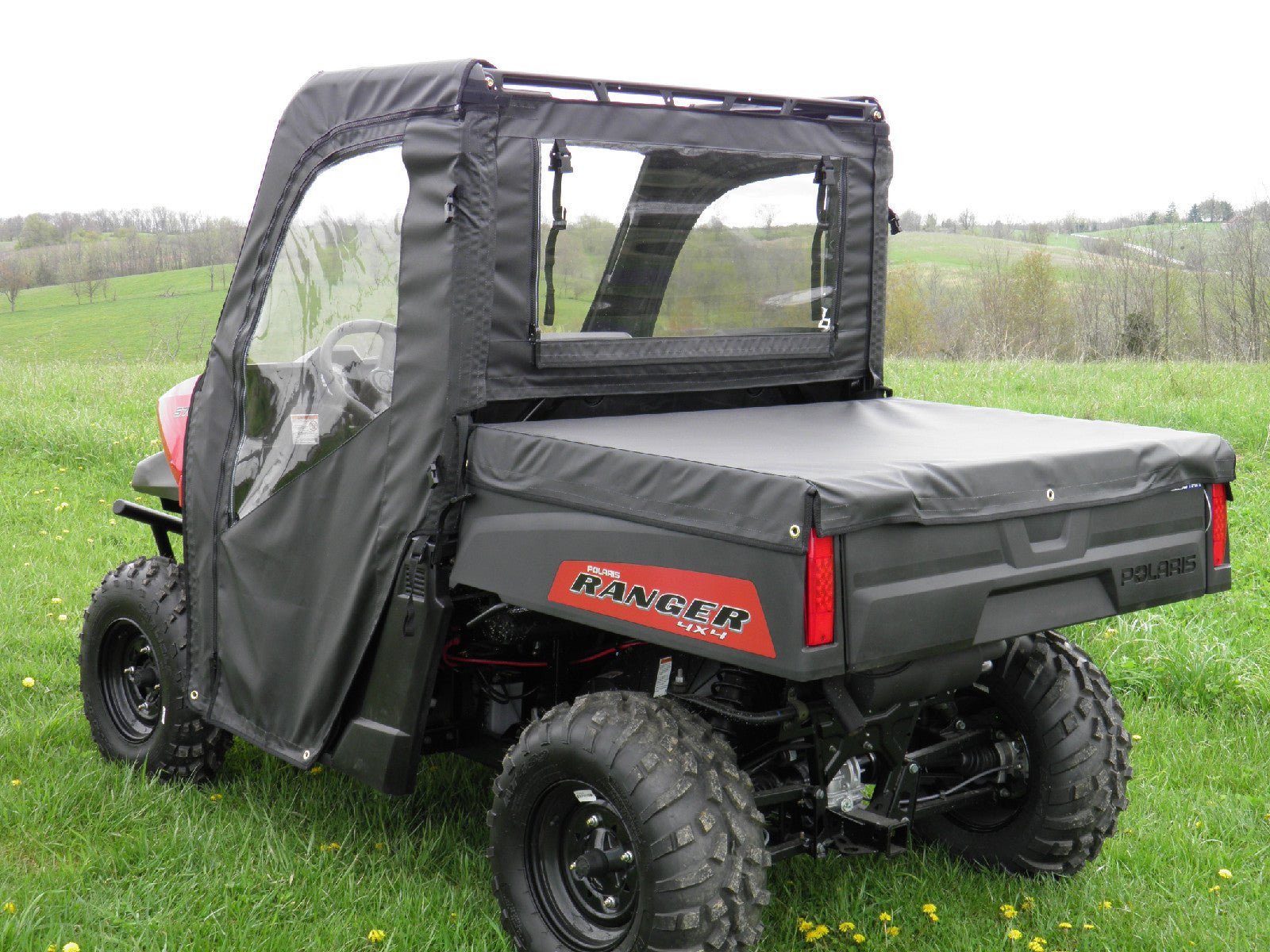 Polaris Ranger Full Size and Mid Size Soft Full Enclosure with Vinyl Windshield - All Single Cab Models - Offroad Armor
