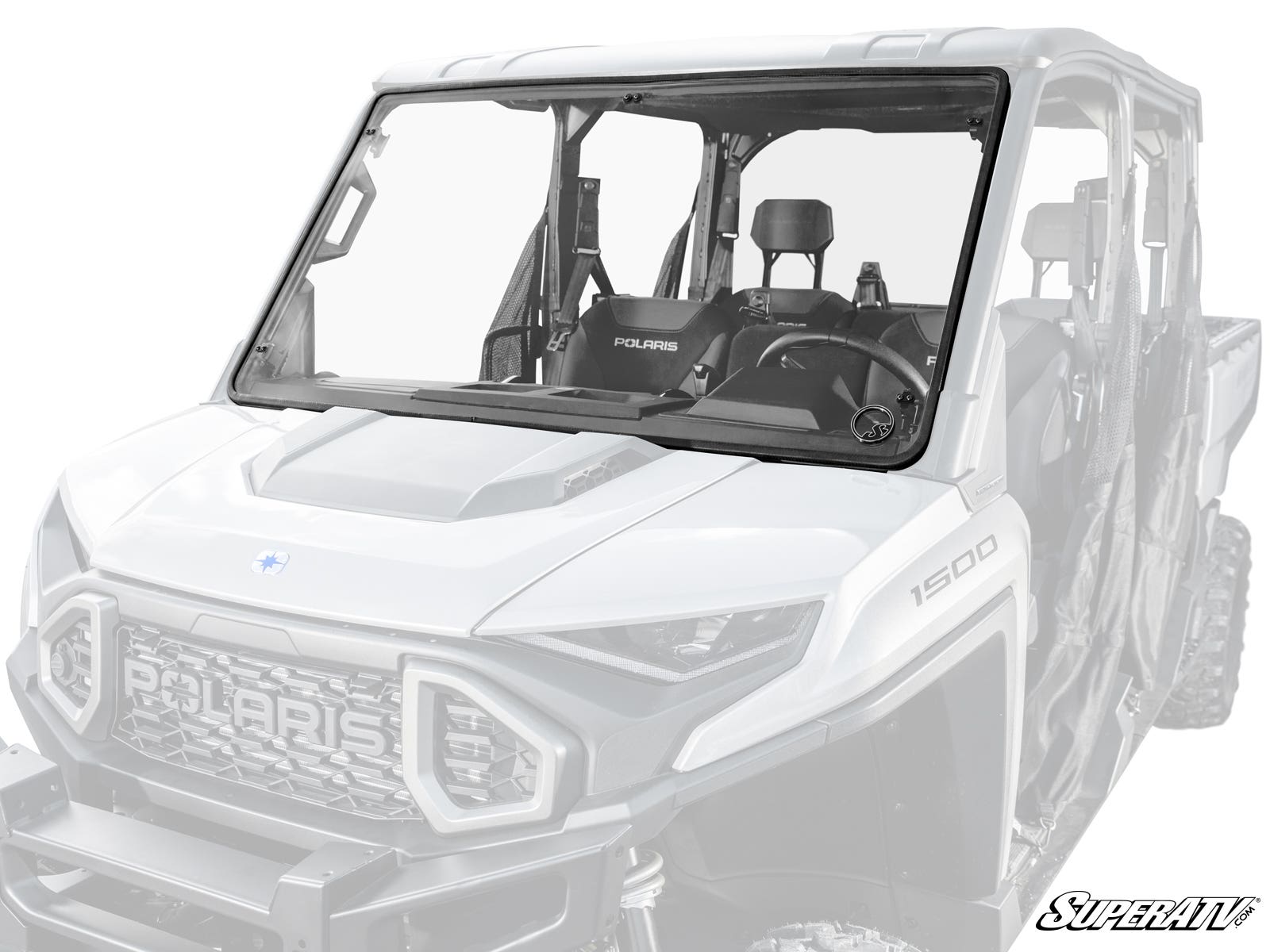 Polaris Ranger XD 1500 Scratch - Resistant Full Windshield - Offroad Armor