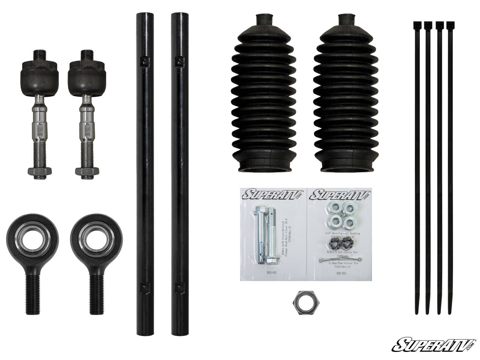 Polaris Ranger XP 1000 Heavy - Duty Tie Rod KitFor SuperATV 2" Offset A - Arms - Offroad Armor