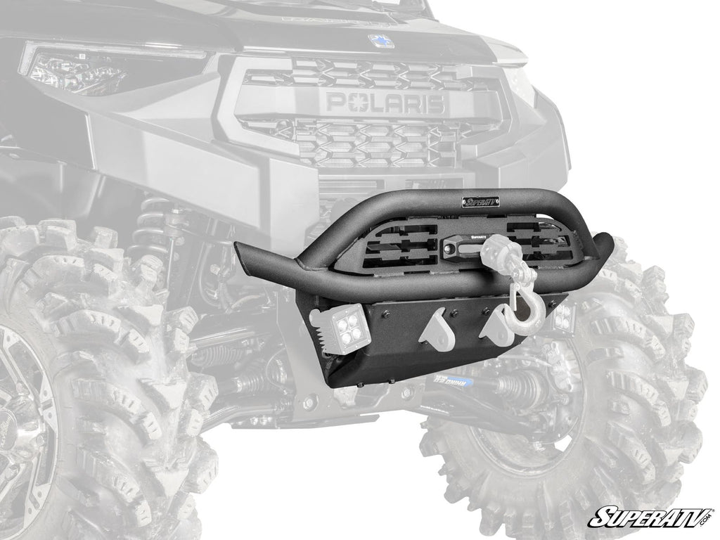 Polaris Ranger XP 1000 Winch - Ready Low - Profile Front Bumper - Offroad Armor
