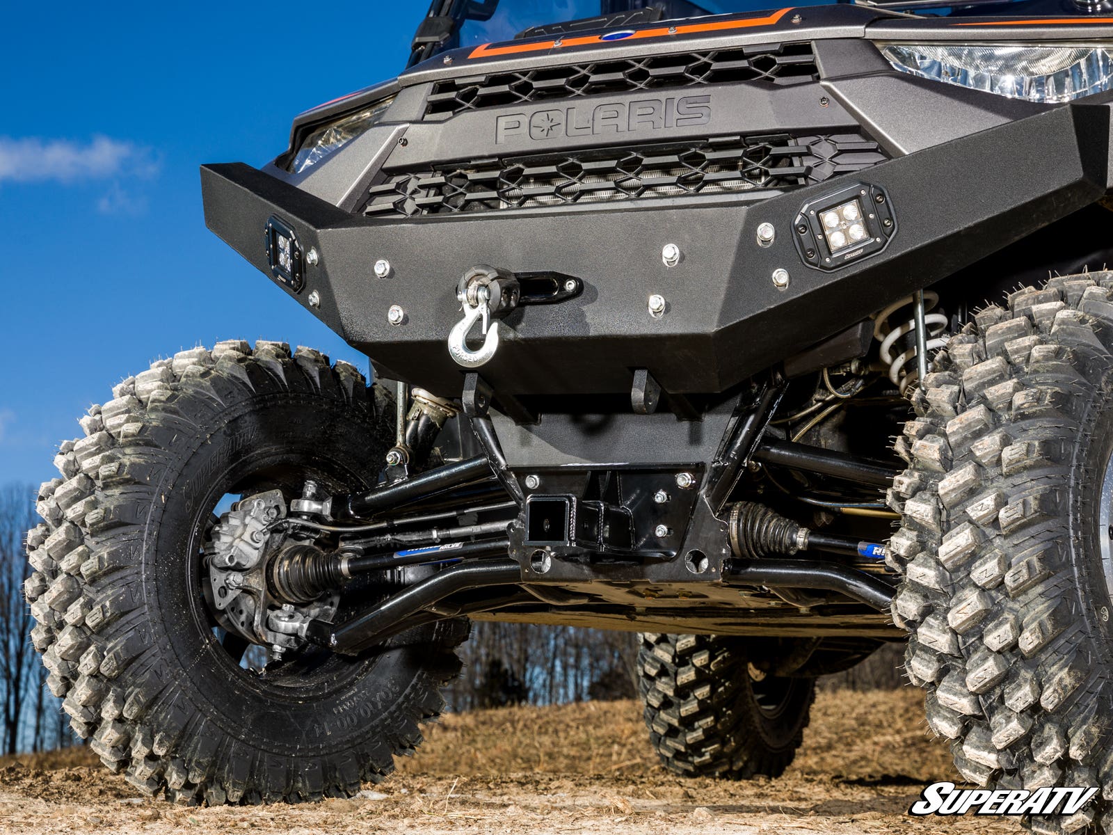 Polaris Ranger XP Kinetic Front 2" Receiver Hitch - Offroad Armor