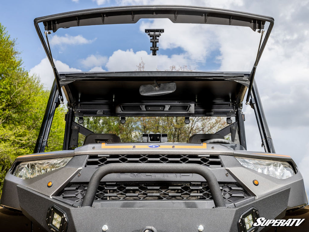 Polaris Ranger XP Kinetic Scratch - Resistant Flip Windshield - Offroad Armor
