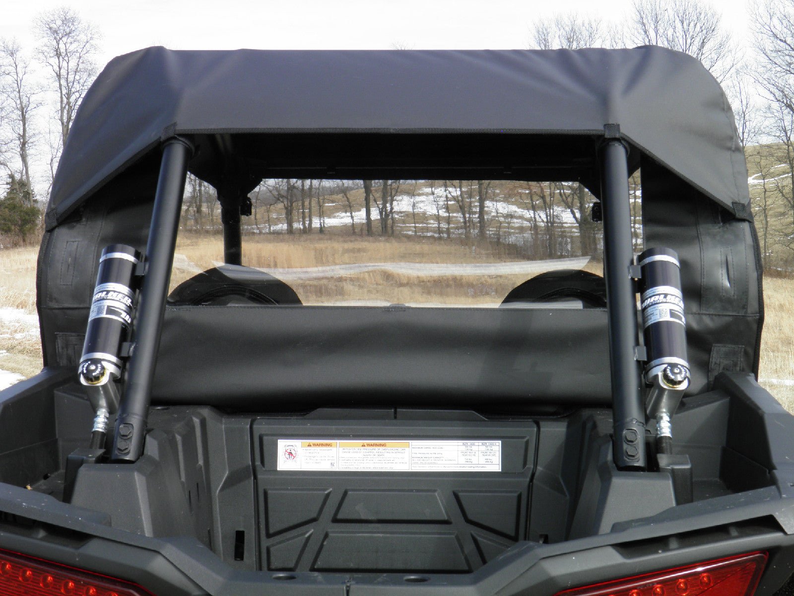Polaris Rzr 570/800/800S/900Xp/1000/Xp Soft Rear Window (2008+) - Offroad Armor