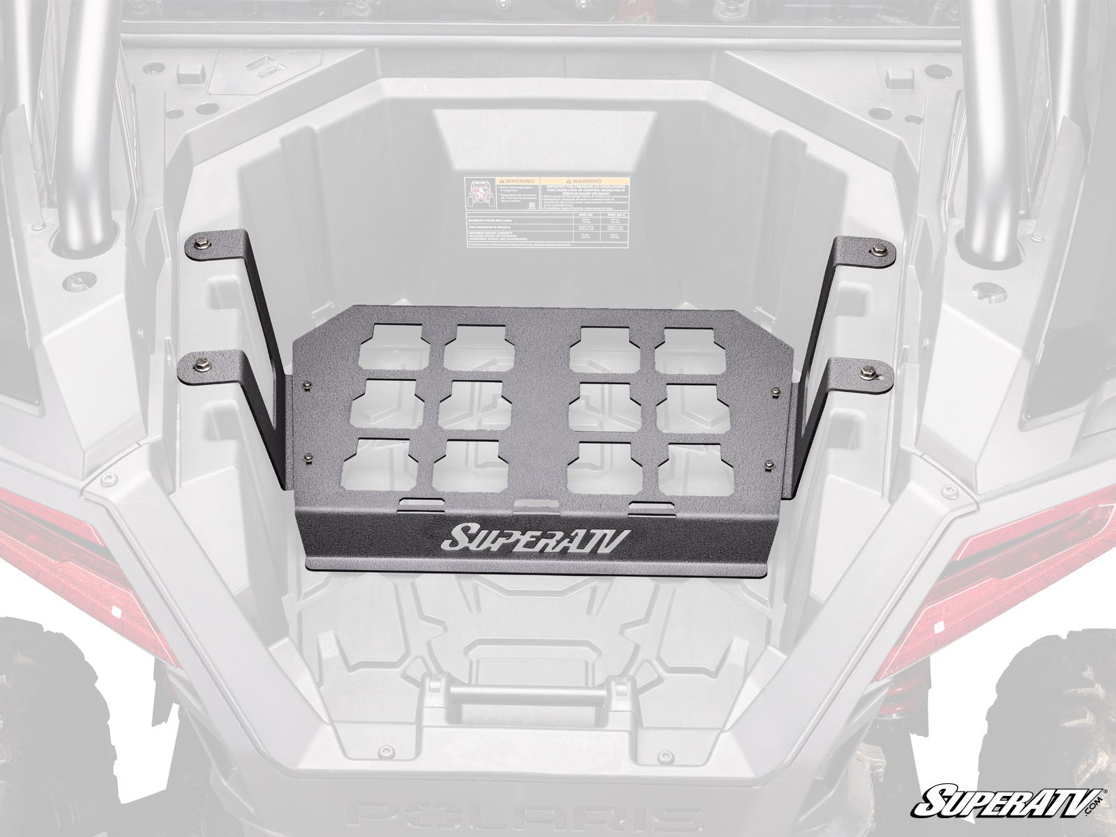 Polaris RZR Turbo R Milwaukee Compatible Bed Mount - Offroad Armor