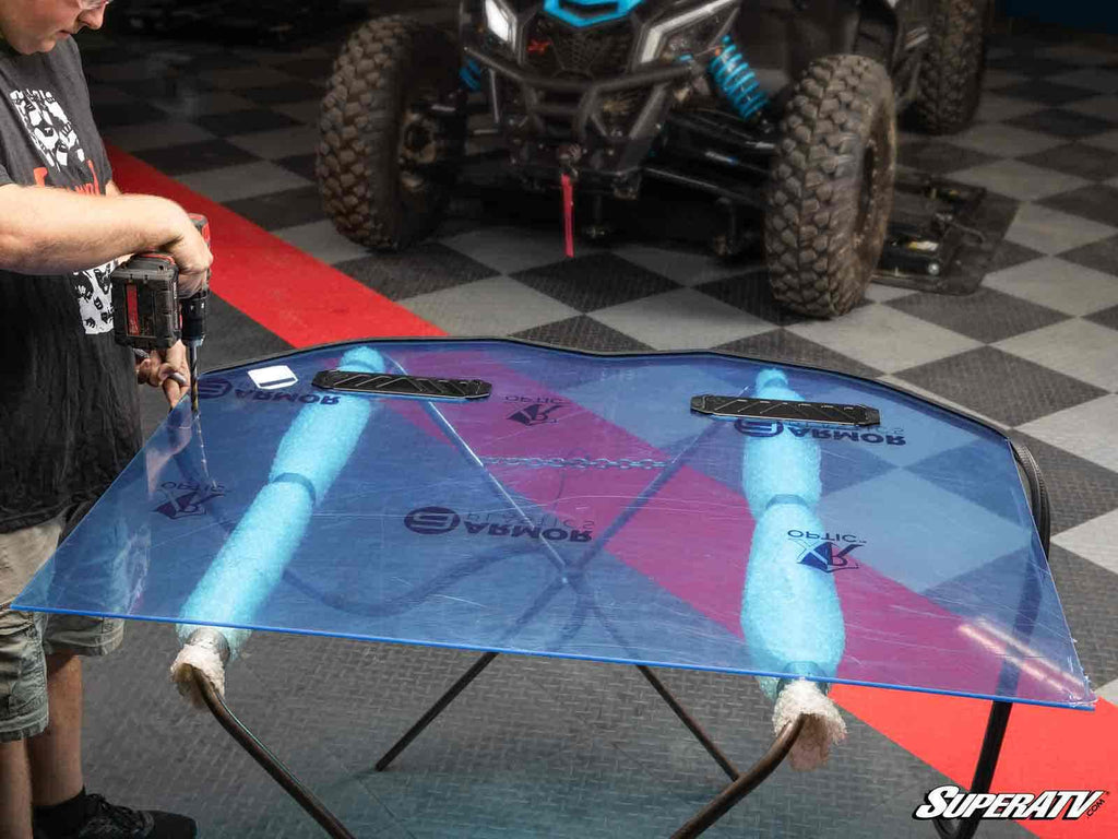 Polaris RZR XP Custom Cage Windshield Kit - Offroad Armor