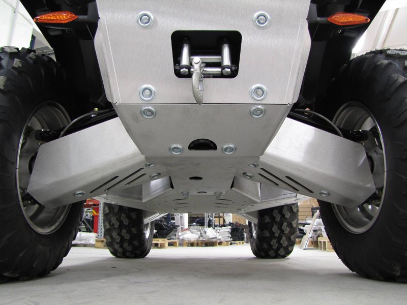 Polaris Skid Plate Full Set (Aluminium): Polaris Sportsman Touring: 550 X2 / 850 X2: ( - 2014) - Offroad Armor