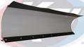 The Pro-S Steel Blades feature a large, curved metal design with a black top edge and reinforced lower edge with evenly spaced bolts, displayed against stylized red, blue, and gray graphics.