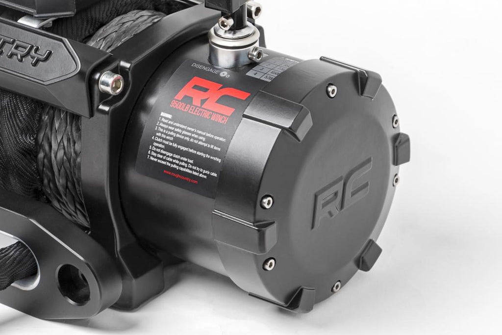 Rough Country 9500-Lb Pro Series Winch | Synthetic Rope
