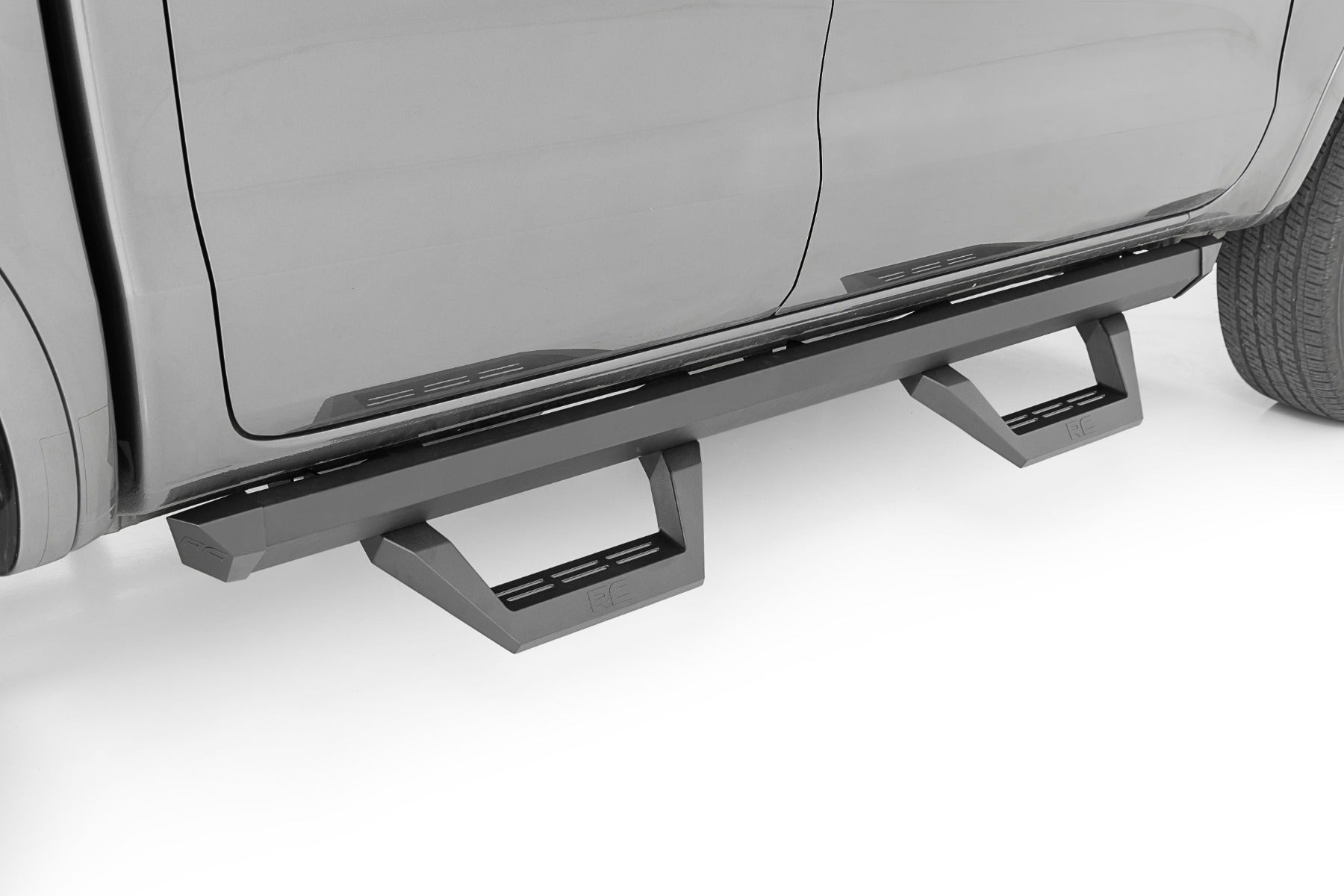 Rough Country SRX2 Adjustable Aluminum Steps | Ford Ranger 2WD/4WD (2019-2023)