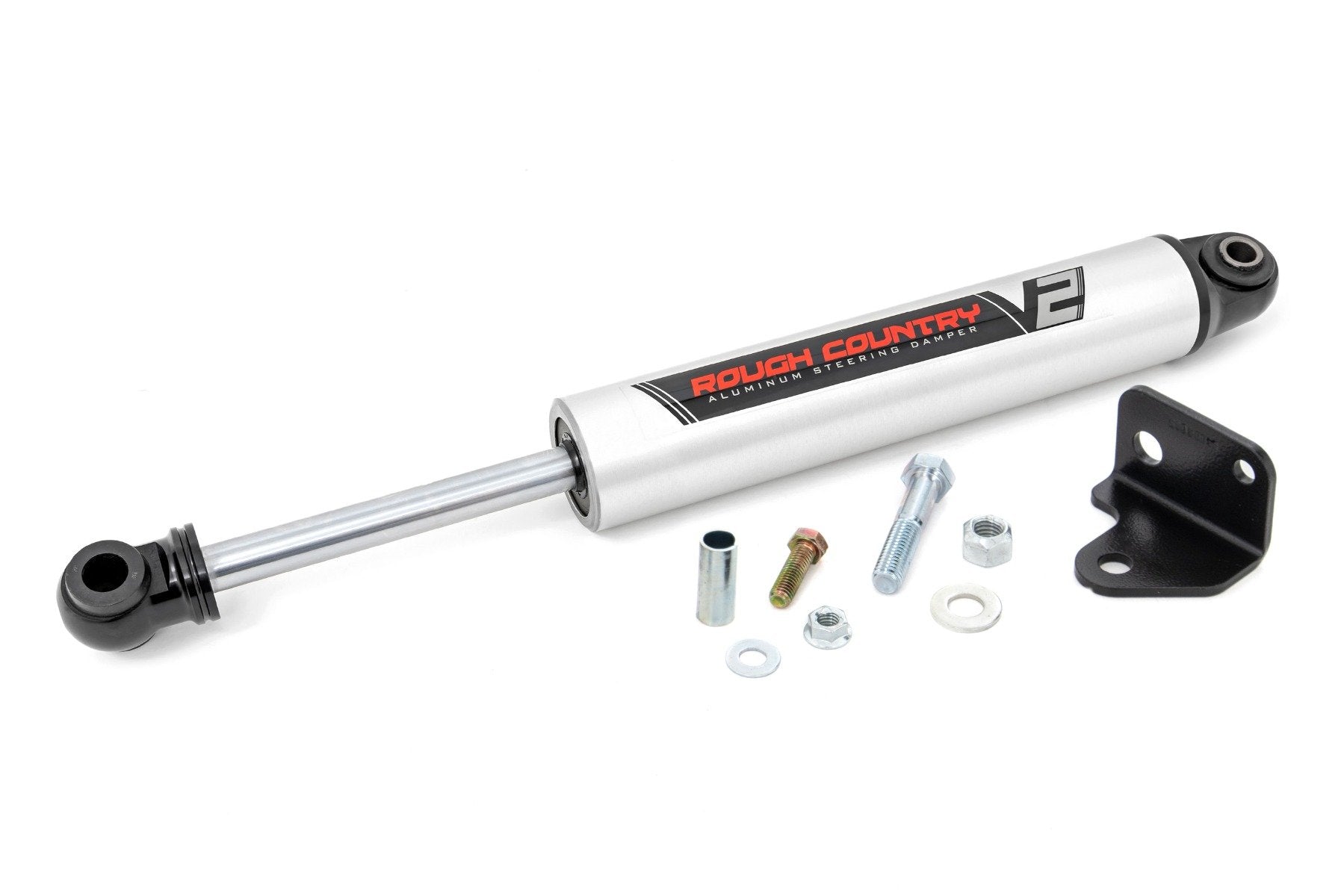 V2 Steering Stabilizer | Relocation Bracket | Jeep Wrangler JK (07-18)