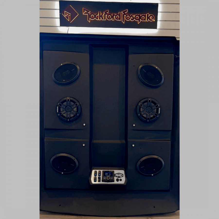 RAD Audio Top Level 2 (with Subwoofers) - Polaris Ranger Full Size 4 Seater •Fits 2013 - Up Polaris Ranger 900/1000, 2015 - 2016 570 Full Size *(will not fit round tube cage) - Offroad Armor