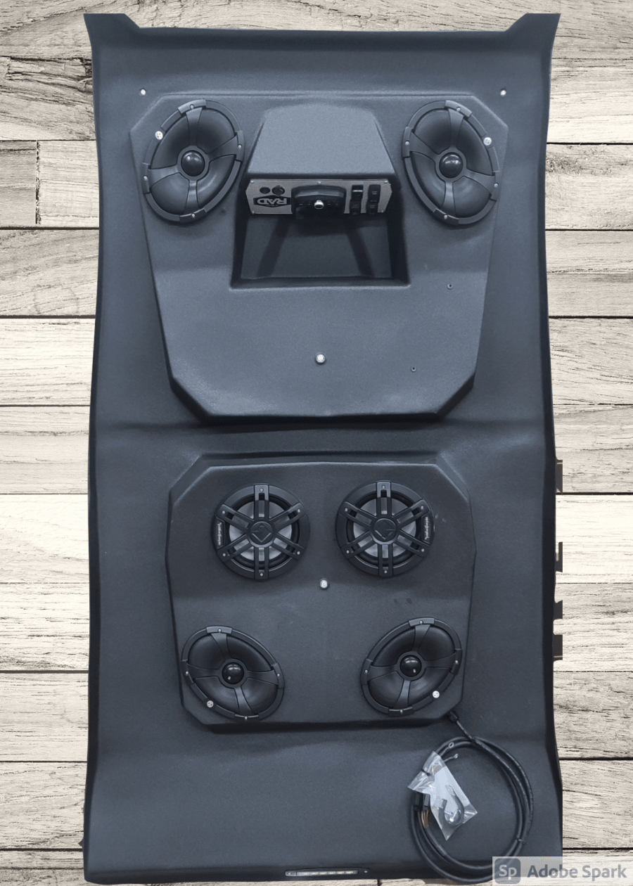 RAD Audio Top Level 2 (with Subwoofers) - Polaris RZR 4 •Fits 2014 - Up RZR 4 - Offroad Armor