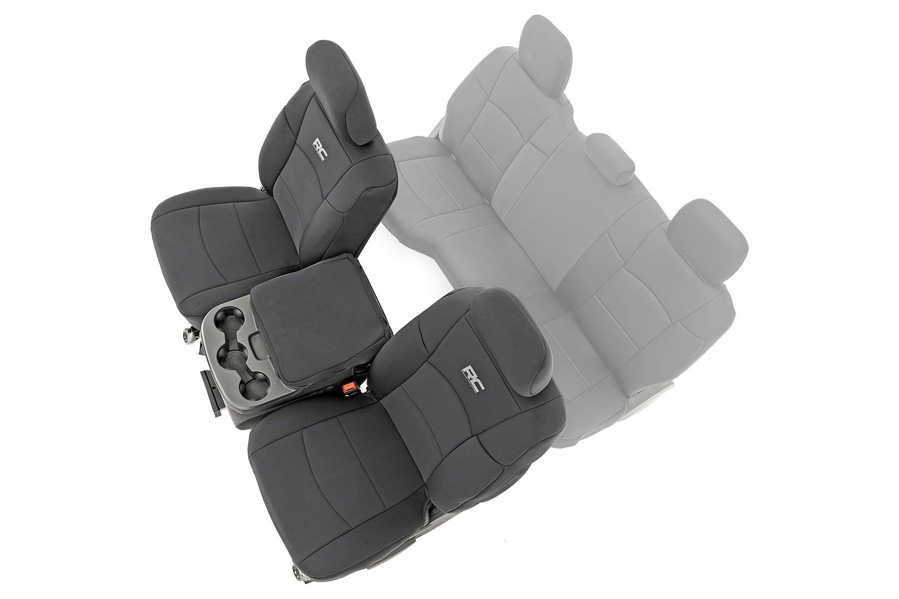 Rough Country Seat Covers | Bucket Seats | FR | Ram 2500 2WD/4WD (2019-2023)