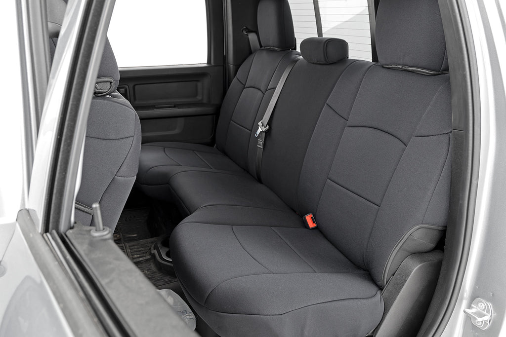 Rough Country Seat Covers | FR & RR | 60/40 Rear Seat | Ram 2500 2WD/4WD (19-23)