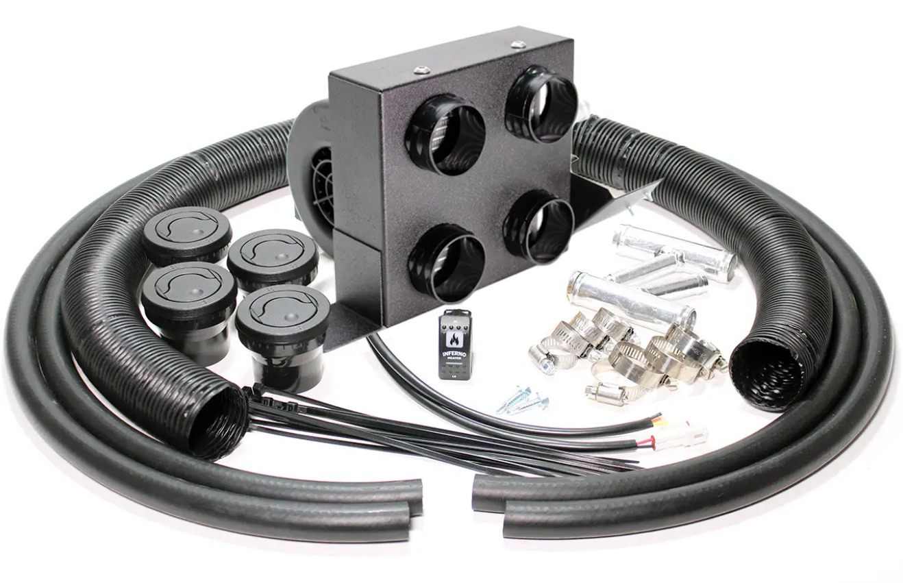 Inferno Cab Heater Kit With Defrost - 2012-2014 Polaris Ranger Diesel 900