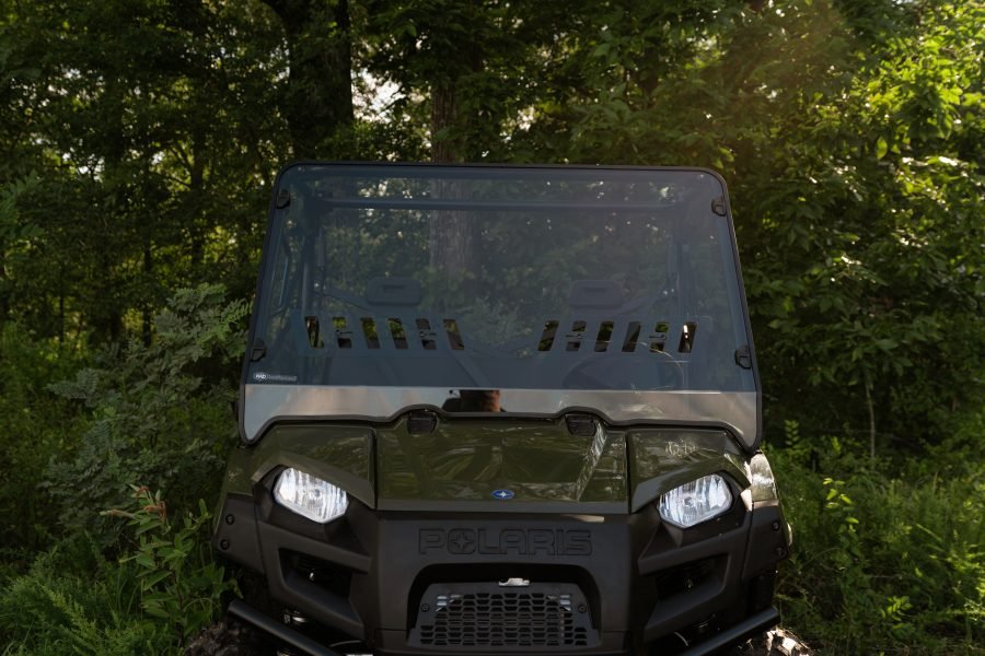 Ranger XP800 & 570 Full - Size Windshield •Fits 2010 - 2014 XP 800 and Crew •2010 - 2016 800 6X6 •2016 - Up Full Size 570 (round tube) - Offroad Armor