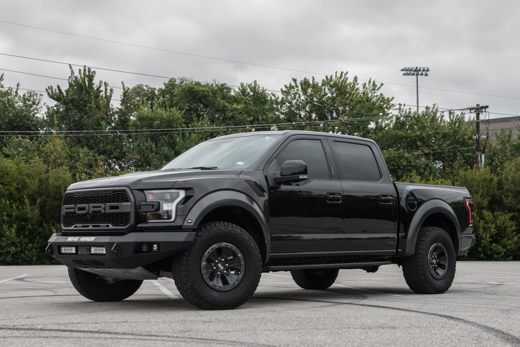 2017-2021 Ford Raptor Stealth Front Non-Winch Bumper - Texture Black