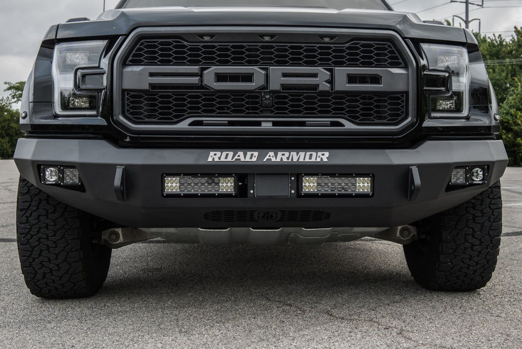 2017-2021 Ford Raptor Stealth Front Non-Winch Bumper - Texture Black
