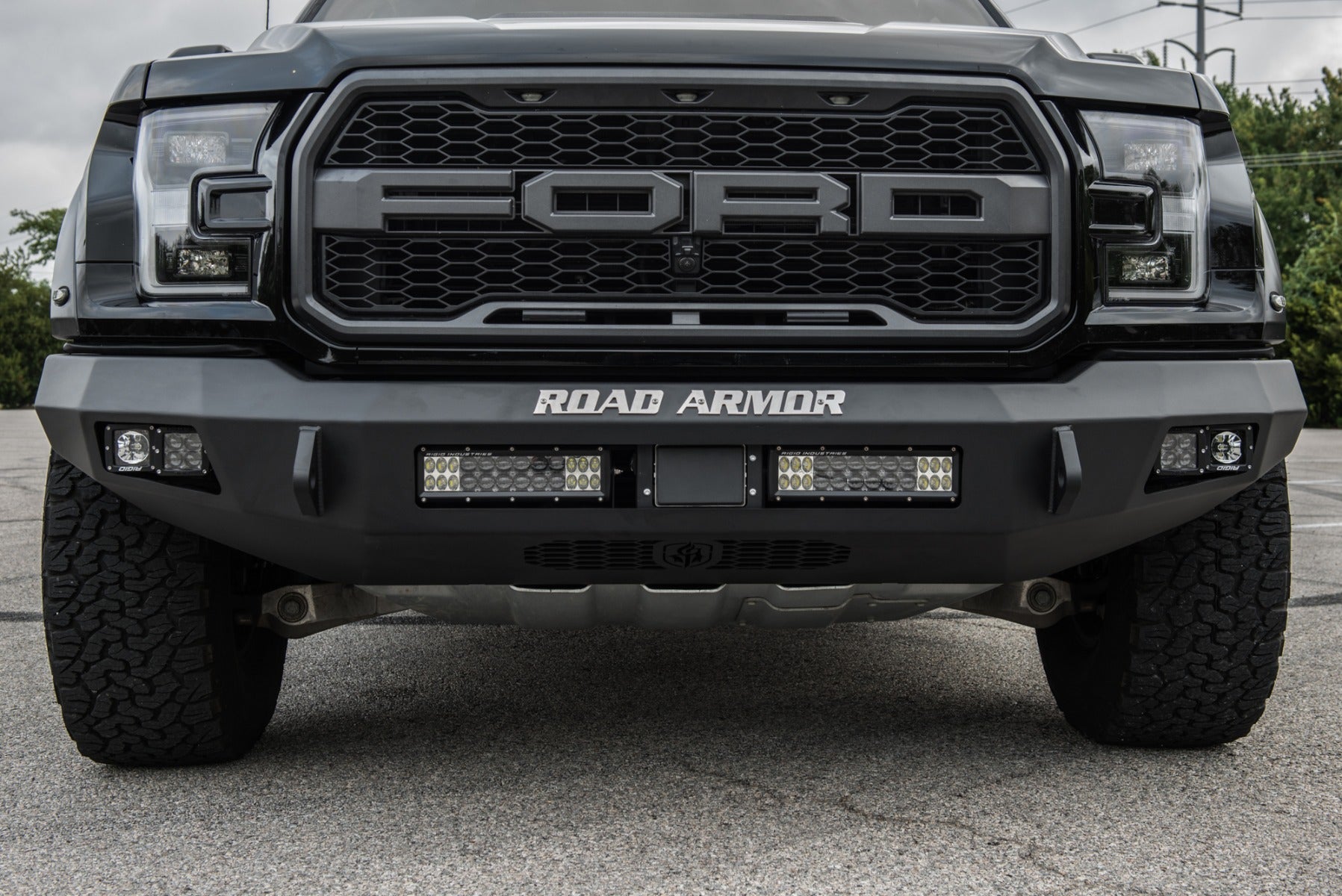 2017-2021 Ford Raptor Stealth Front Non-Winch Bumper - Texture Black