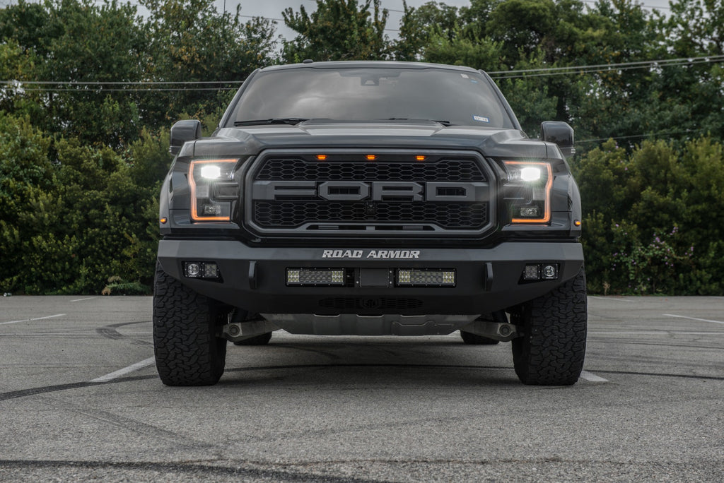 2017-2021 Ford Raptor Stealth Front Non-Winch Bumper - Texture Black