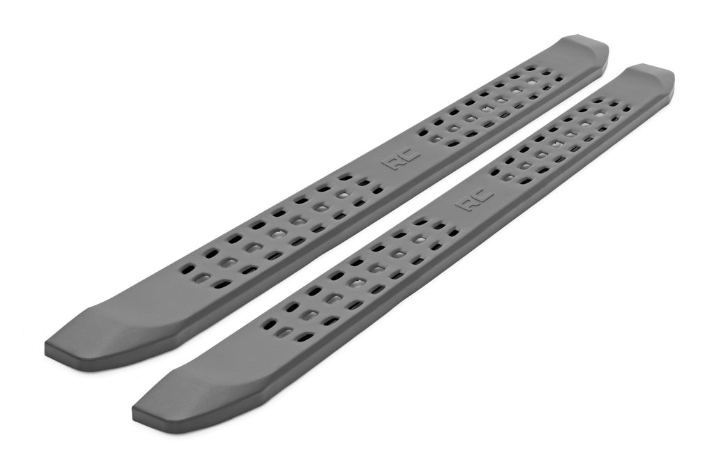 Rough Country RPT2 Running Boards | Crew Cab | Black | Chevy/GMC 1500/2500HD (19-23)