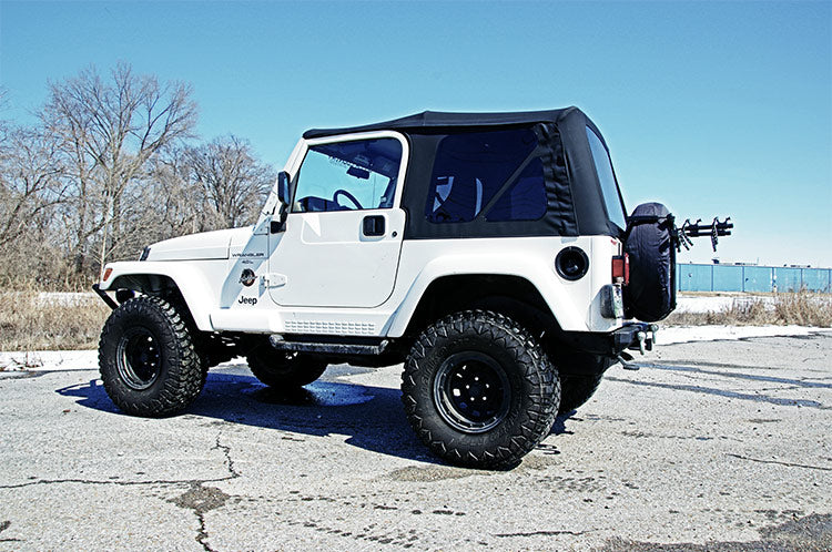 Rough Country Soft Top | Replacement | Black | Full Doors | Jeep Wrangler TJ (97-06)