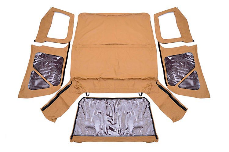 Rough Country Soft Top | Replacement | Spice | Half Doors | Jeep Wrangler TJ (97-06)