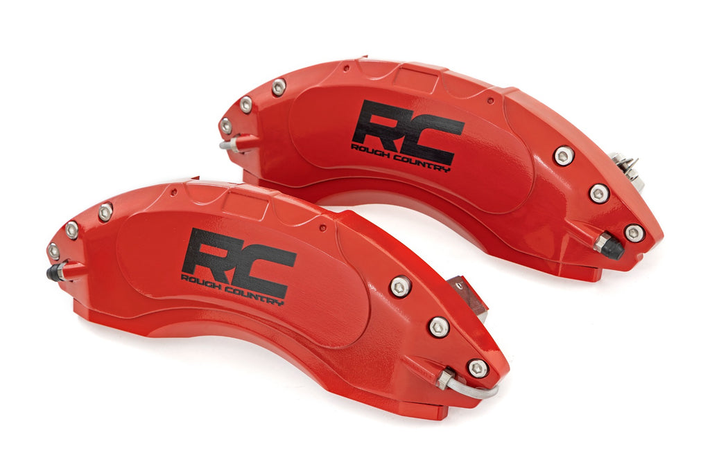 Caliper Covers | Front and Rear | Red | Ford F-150 2WD/4WD (2021-2025)