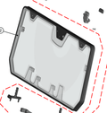 Replacement Front Glass with Rubber Seal HardCabs - Offroad Armor