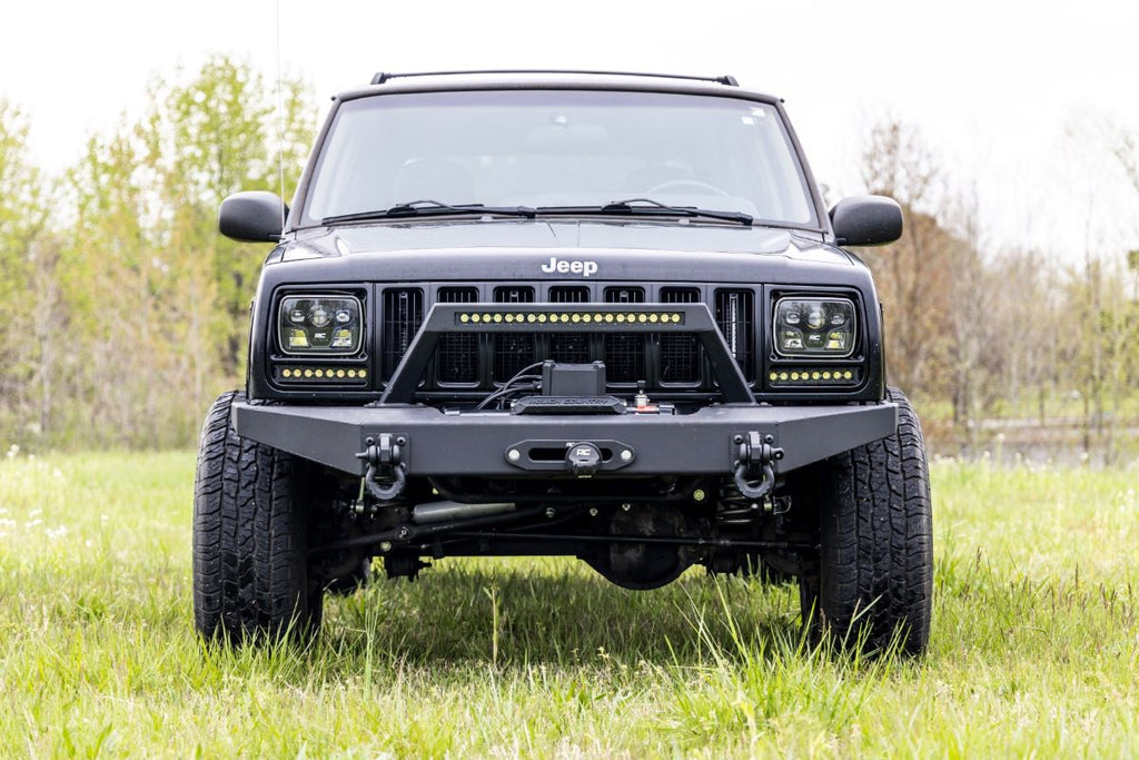 Rough Country Front Winch Bumper | Jeep Cherokee XJ 2WD/4WD (1984-2001)