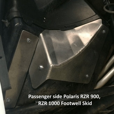 Ricochet Off-Road Aluminum Footwell Skid Plate - 2015-19 Polaris Rzr Xp 1000 | Xp Turbo | S 1000 | 900 | S 900