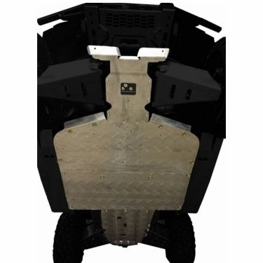 Ricochet Off-Road Full Frame Aluminum Skid Plate Set - 2013-19 Full Size Polaris Ranger W| Pro-Fit Cage